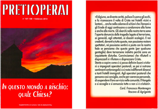 n° 107-108 2015  In questo mondo a rischio: quale Chiesa?