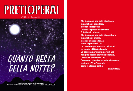 n° 129-130 2021  Quanto resta della notte?