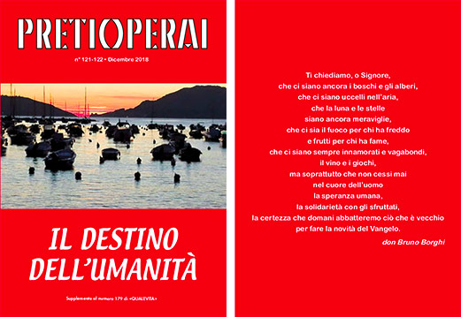 n° 121-122 2018  Il destino dell’umanità