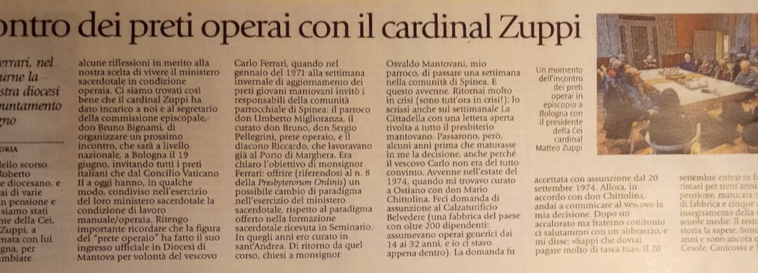 Bologna, 22 novembre 2022 / incontro con il card. Zuppi