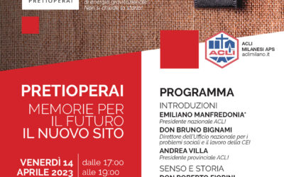 Invito all’evento del 14 aprile per presentare questo nuovo sito