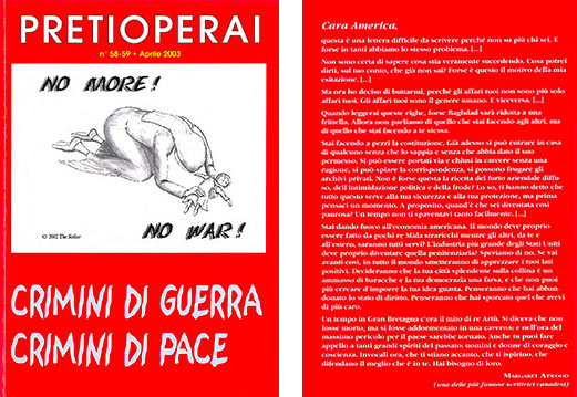 n° 58-59 2003 Crimini di guerra, crimini di pace