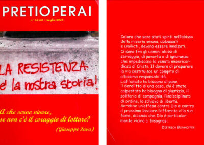 n° 62-63 2004 La resistenza è la nostra storia!