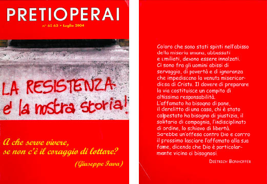 n° 62-63 2004 La resistenza è la nostra storia!