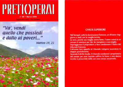 n° 68 2006 Và, vendi quello che possiedi e dallo ai poveri…