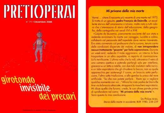 n° 71 2006 Girotondo invisibile dei precari