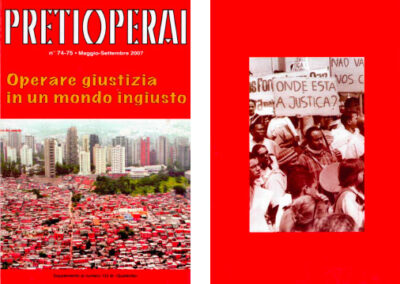 n° 74-75 2007 Operare  giustizia in un mondo ingiusto