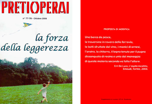 n° 77-78 2008 La forza della leggerezza