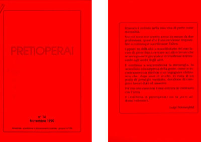 n° 14 1990 Testimonianze lavoro e evangelizzazione