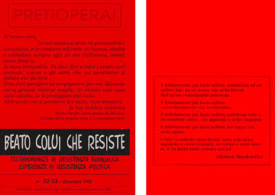 n° 32-33 1995 Beato colui che resiste