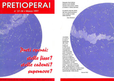 n° 37-38 1997 Preti Operai. Stelle fisse? Stelle cadenti? Supernove?