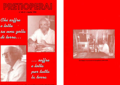 n° 40-41 1998 Chi soffre e lotta su una zolla di terra… soffre e lotta per tutta la Terra