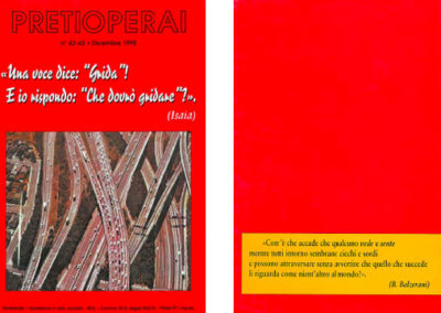 n° 42-43 1998 Una voce: grida! E io: che dovrò gridare?